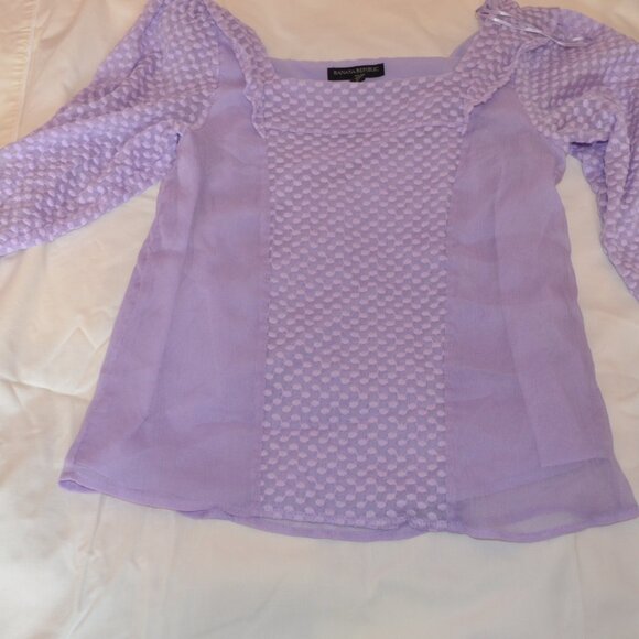 Banana Republic Purple Long Sleeve Shirt - Picture 3 of 4